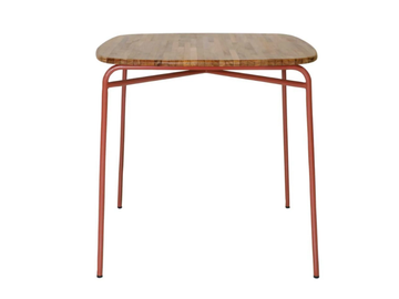 FAMIGLIA - Aluminium and wood table by Il Giardino di Legno - view 2